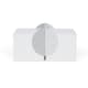 image 4 of Teamson Kids Biscay Bricks Square Table and Two Chair Cubes with Underneath Storage, Grey/White