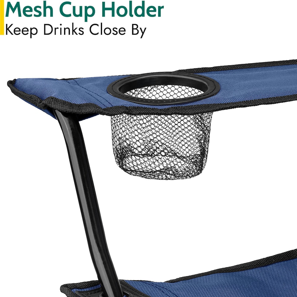 image 1 of Folding Camping Chair - Blue