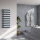 image 2 of Agar - Anthracite Electric Towel Rail H1156mm x W500mm 500w Standard