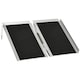 image 1 of HOMCOM Duo Wheelchair Ramp Pushchair Mobility Assistance w/Carry Handle 72x61cm