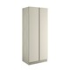 image 1 of J-Pull Handleless Cashmere Double Wardrobe with Shelves Brown | Beige