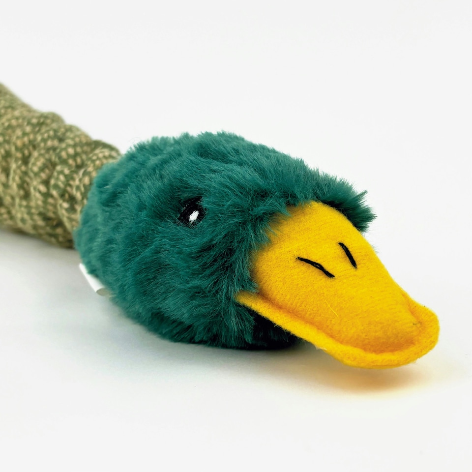 image 1 of HugglePets Legacy Ropey Mallard (Martha) Dog Toy