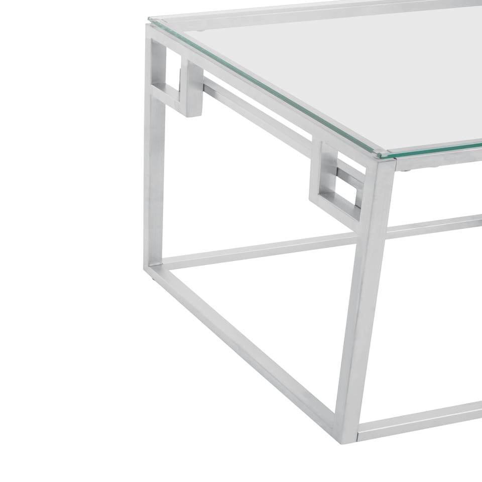 image 1 of Allure Silver Side Table | Silver