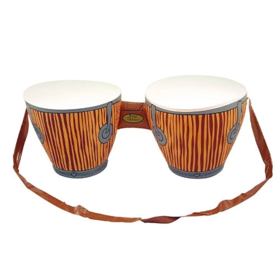Inflatable Bongo Drums with Strap 62cm