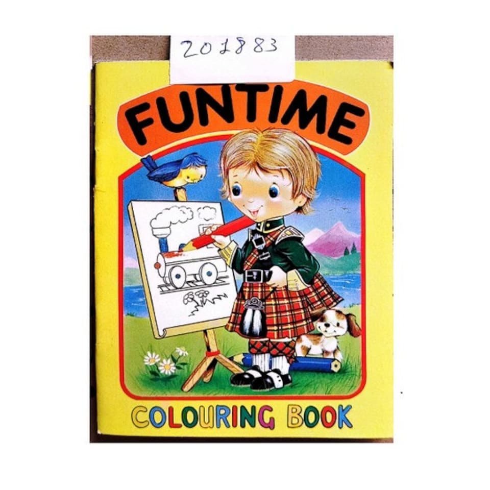 image 1 of Fun Time Colouring Book - Multicoloured - One Size