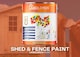 image 2 of Landlords Paint - Shed & Fence Paint - Best Durable Outdoor Wood Protection - Brown - 1L