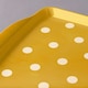 image 3 of Melamine Dotty Tray, Small Yellow | Mustard