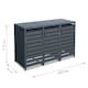 image 6 of Trimetals Triple 240L Wheelie Bin Store Anthracite Grey Grey