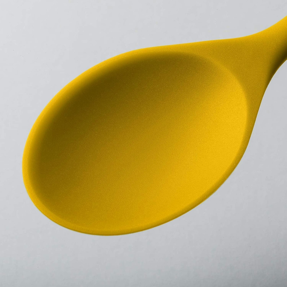 image 1 of Zeal Silicone Cooking Spoon, 28cm, Mustard Yellow