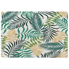 Tropical palm leaves (Rug) Green | XL