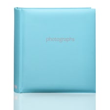 ARPAN Slip In Case Book-Bound Memo Photo Album – Holds 200 Photos 6" x 4" (10x15cm) – Hardcover Memory Album with Writing Space for Family, Wedding & Travel Pictures