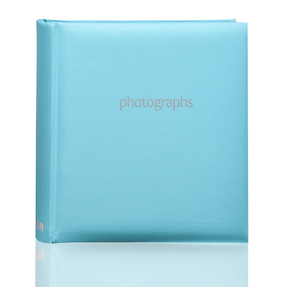 image 1 of ARPAN Slip In Case Book-Bound Memo Photo Album – Holds 200 Photos 6" x 4" (10x15cm) – Hardcover Memory Album with Writing Space for Family, Wedding & Travel Pictures