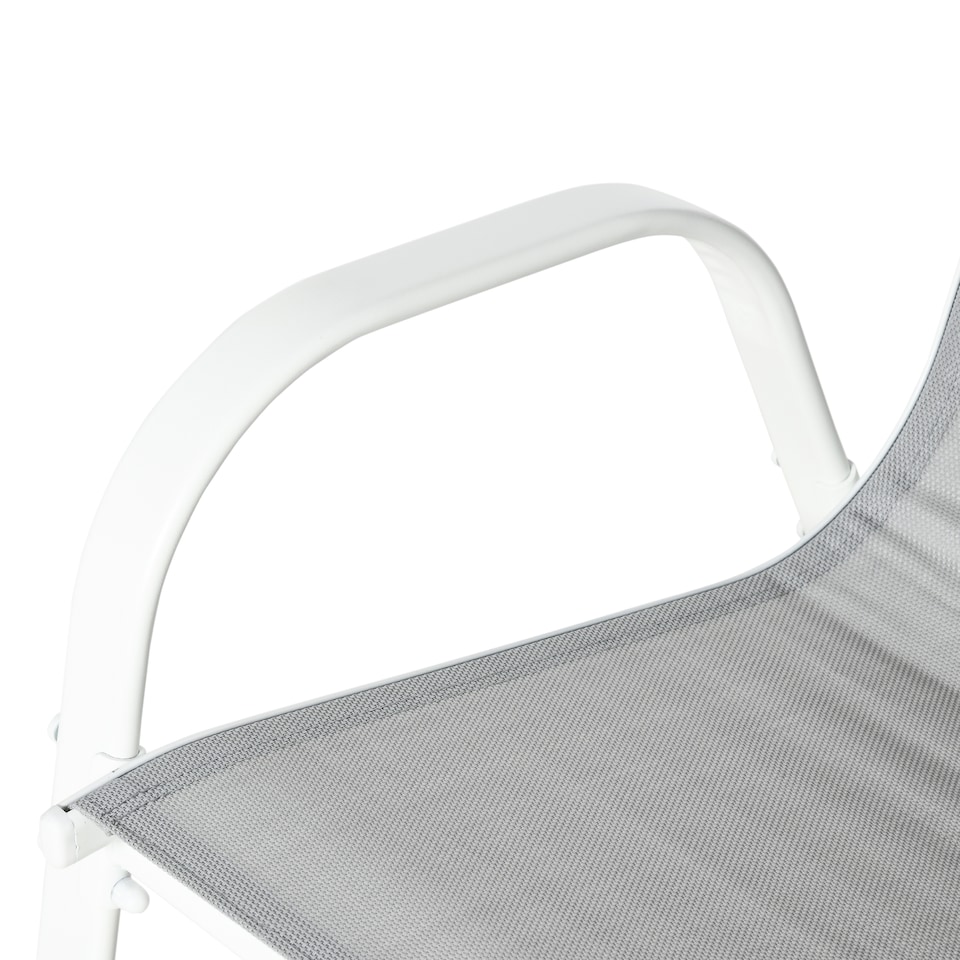 image 1 of Outsunny 7 Piece Garden Dining Set with Dining Table and Chairs, 6 Seater Outdoor Furniture with Parasol Hole for Deck and Balcony, Grey