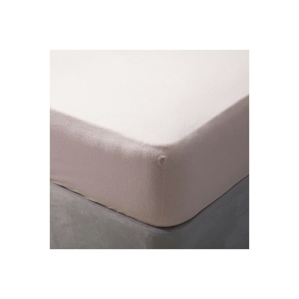 image 1 of Belledorm 200 Thread Count Egyptian Cotton Fitted Sheet - Powder Pink - 6ft 6