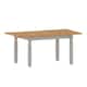 image 4 of Mercers Furniture Corona Grey Wax Small Extending Dining Table Solid Wood Pine Wooden Kitchen with Mexican Styling