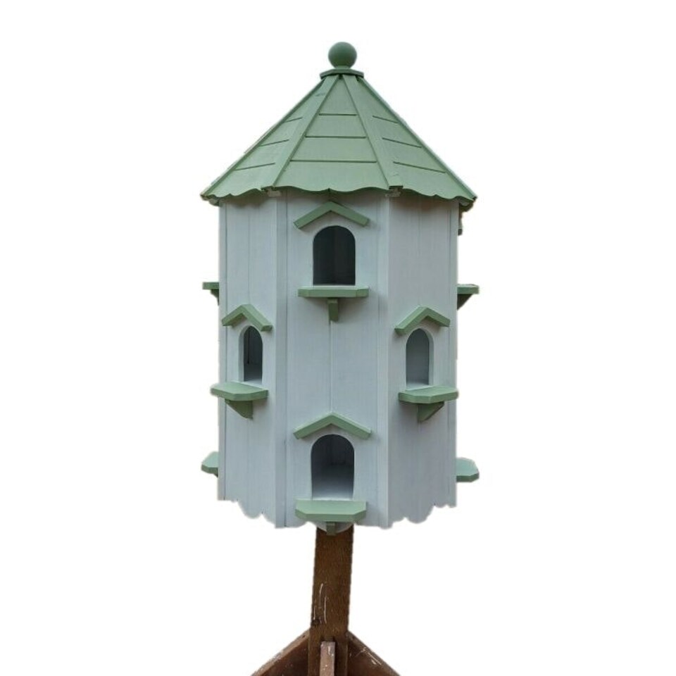 image 1 of Washbrook Traditional English Dovecote, Birdhouse for Doves or Pigeons Green | One Size