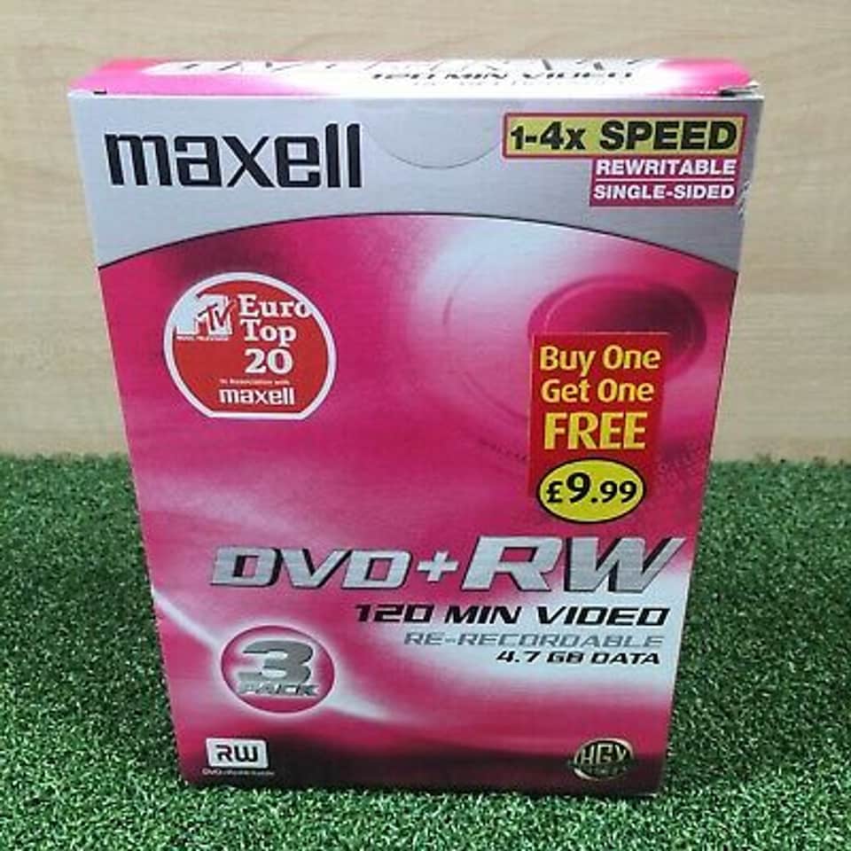 image 1 of Maxell Dvd Blank Disc  in Silver