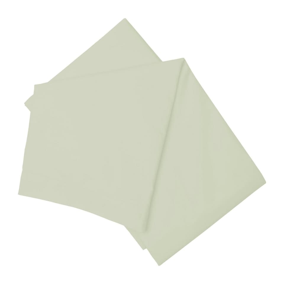 Belledorm Easycare Percale Flat Sheet - Green Apple - King/Superking