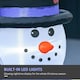 image 3 of HOMCOM Inflatable Snowman Family Decoration w/ LED Lights Christmas Seasonal Fun