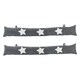 image 1 of Nicola Spring Herringbone Draught Excluders - 78.5cm - Star - Pack of 2