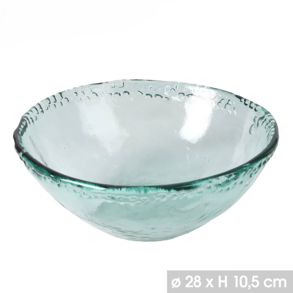 image 1 of Large Glass Fruit Bowl 29cm