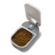 image 2 of Closer Pets One-Meal Automatic Dry/Wet Food Pet Feeder with Stainless Steel Bowl Inserts (C100) White