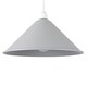 image 4 of ValueLights Waywell Grey Tapered Ceiling Light Shade with E27 LED Bulb