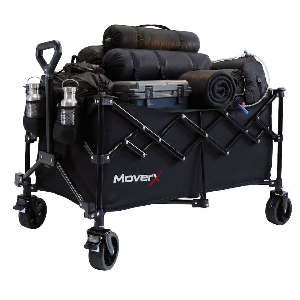 image 1 of MoverX 220L/100kg Lightweight Folding Camping Trolley / Festival Wagon