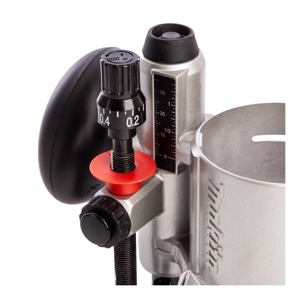 image 1 of Makita Plunge Base Assembly Set | Silver | Silver/Black | One Size | 1