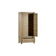 image 4 of Rustic Limed Oak 2 Door 1 Drawer Wardrobe