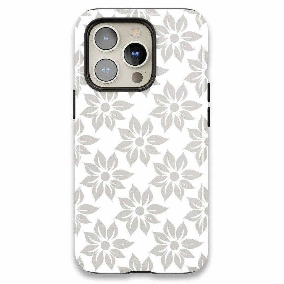 image 1 of Neutral Bloom Phone Case | Grey | iPhone 16e
Slim | iPhone 16e
Slim