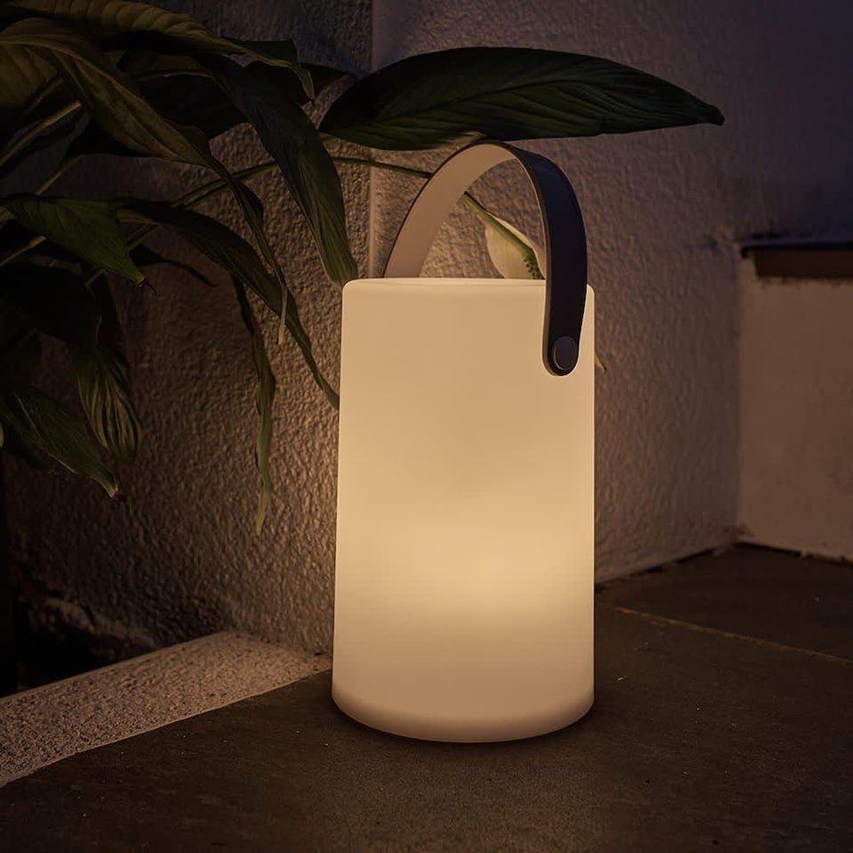 image 1 of ValueLights Daomu Pair of White Outdoor Decorative Light | White