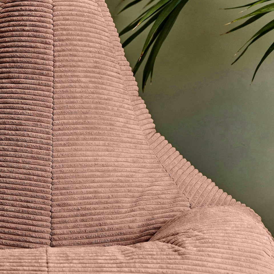 image 1 of Dalton Medium Beanbag Corduroy Dawn Pink | Pink | Pink | 1