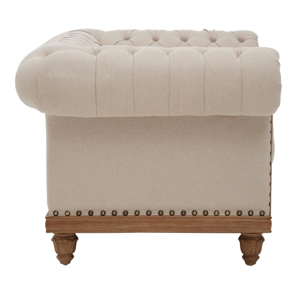 image 1 of Cabra Chesterfield Cream Chair Cream