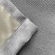 image 4 of Matrix Grey Curtains 46 x 72 inch (117 x 183 cm) Room Darkening Pencil Pleat Thermal Noise Reducing Curtains for Bedroom and Living Room
