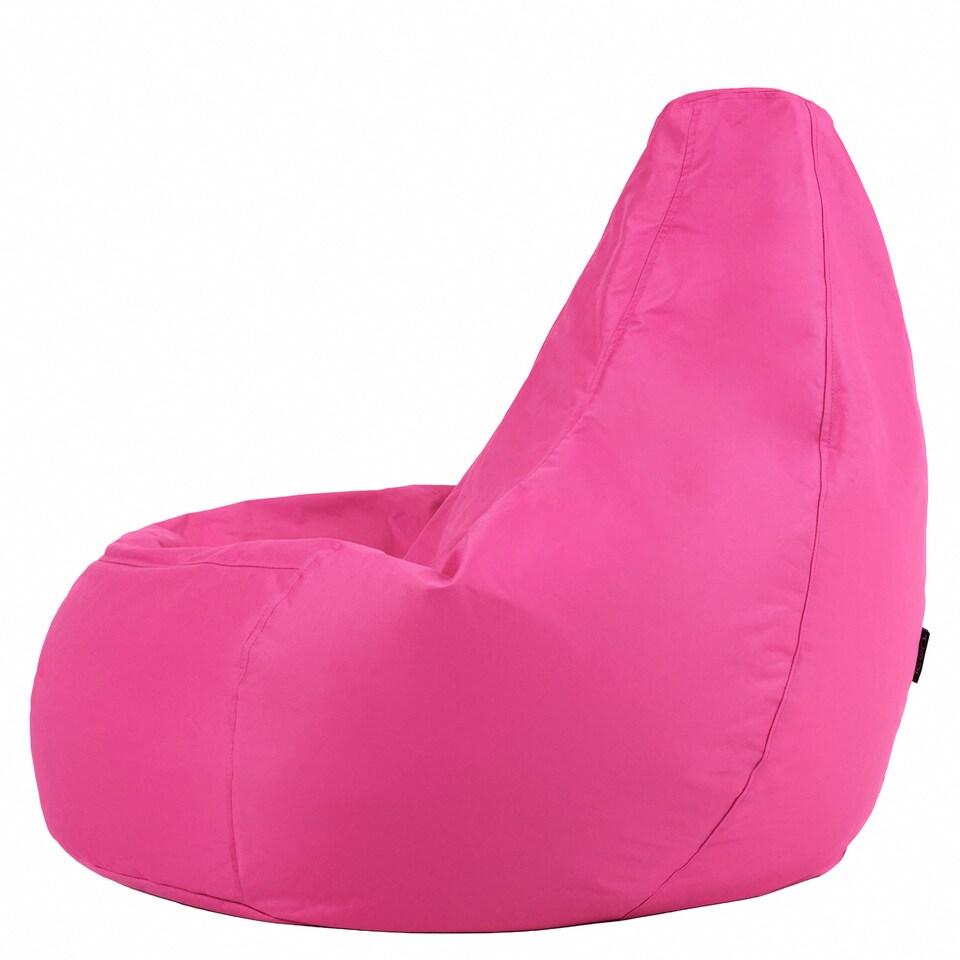 image 1 of Icon Dalton High Back Adult Gaming Indoor Outdoor Bean Bag Chair, Pink