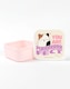 image 4 of Squishmallows Girls Lunch Bag Set | Kids 3 Piece Bundle with Fluffy Dinner Bag, Water Bottle & Snack Pot | Childrens Plush Cam the Cat Zip Bag with 3D Ears in Pink & Purple | Back to School Gifts