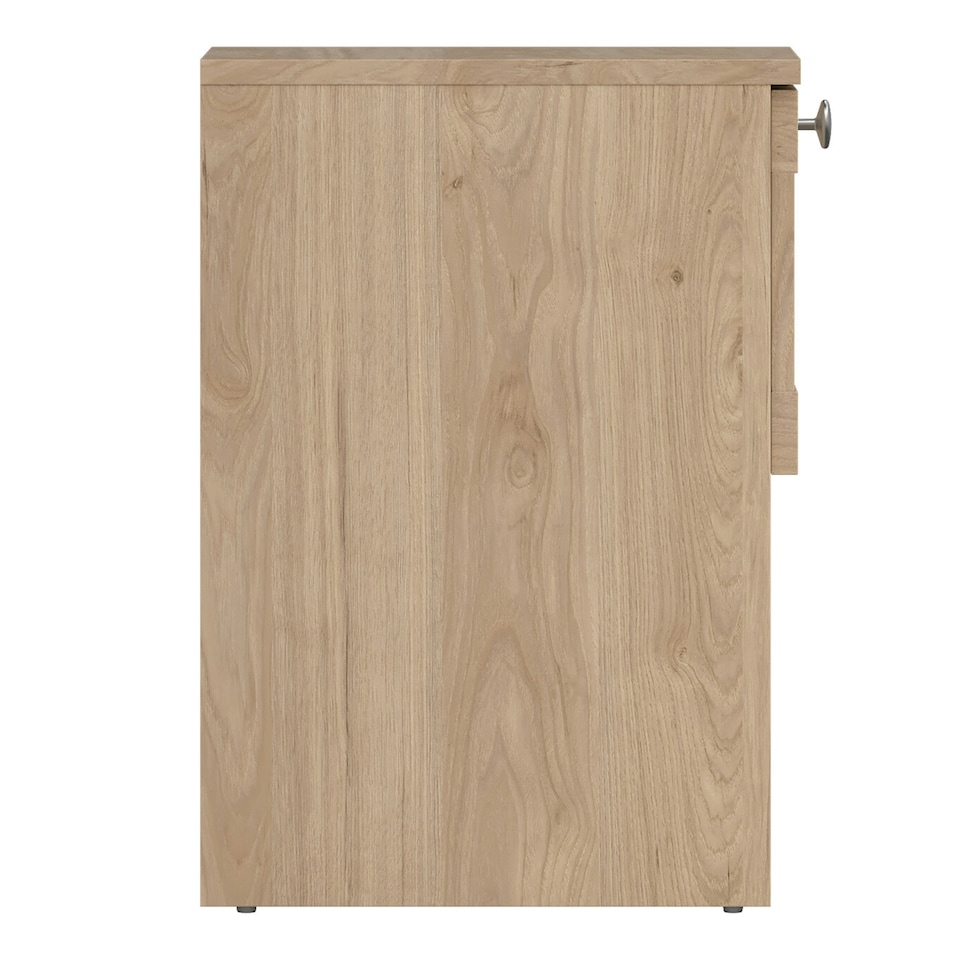 image 1 of Brande Nightstand with1 Frame Drawer in Jackson Hickory Brown