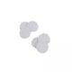 image 3 of 44pc Adhesive Hook & Loop Fastener Round Tape for Arts & Crafts | White | 1