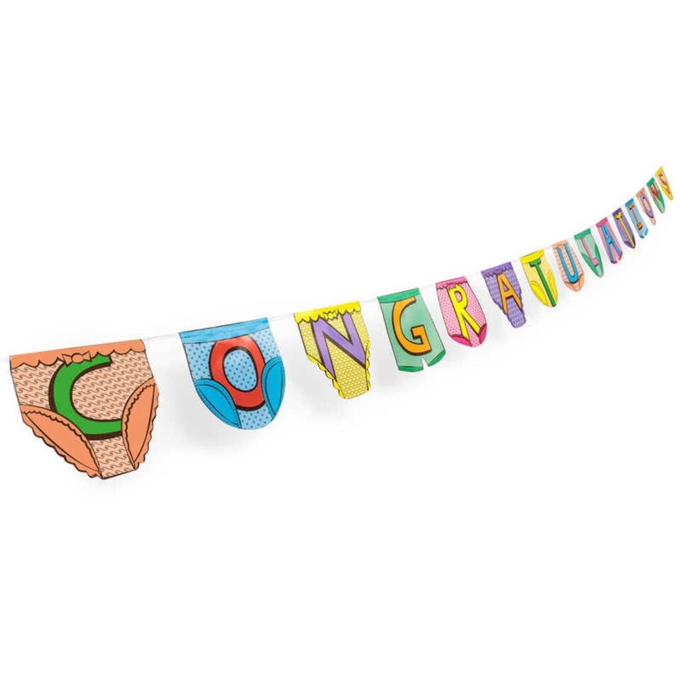 image 1 of "HAPPY BIRTHDAY" Party Pants Bunting Multi