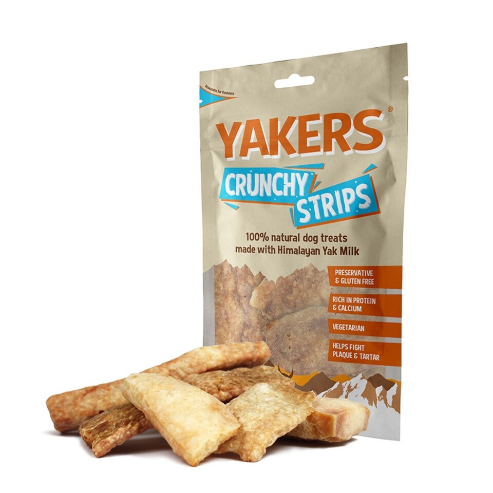 image 1 of Yakers Crunchy Strips 70g (Pack of 5)