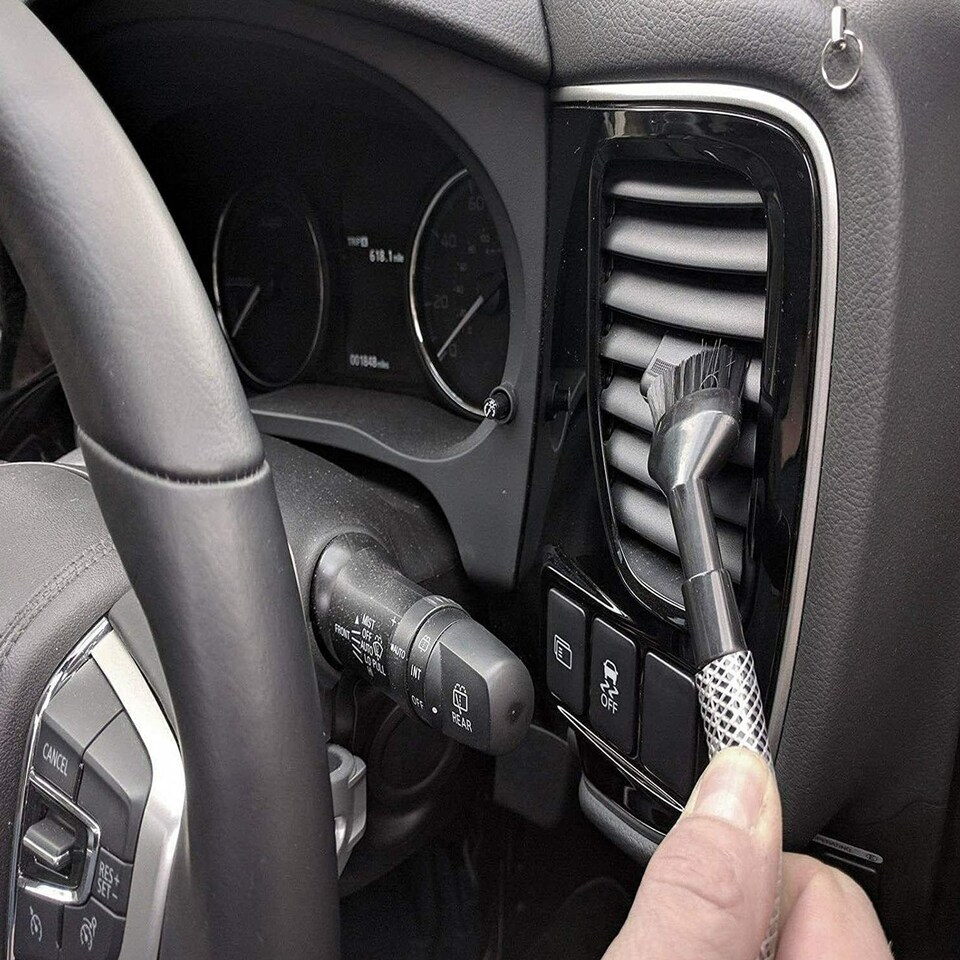 image 1 of SPARES2GO Universal Mini Micro Vacuum Cleaner Attachment Tool Kit