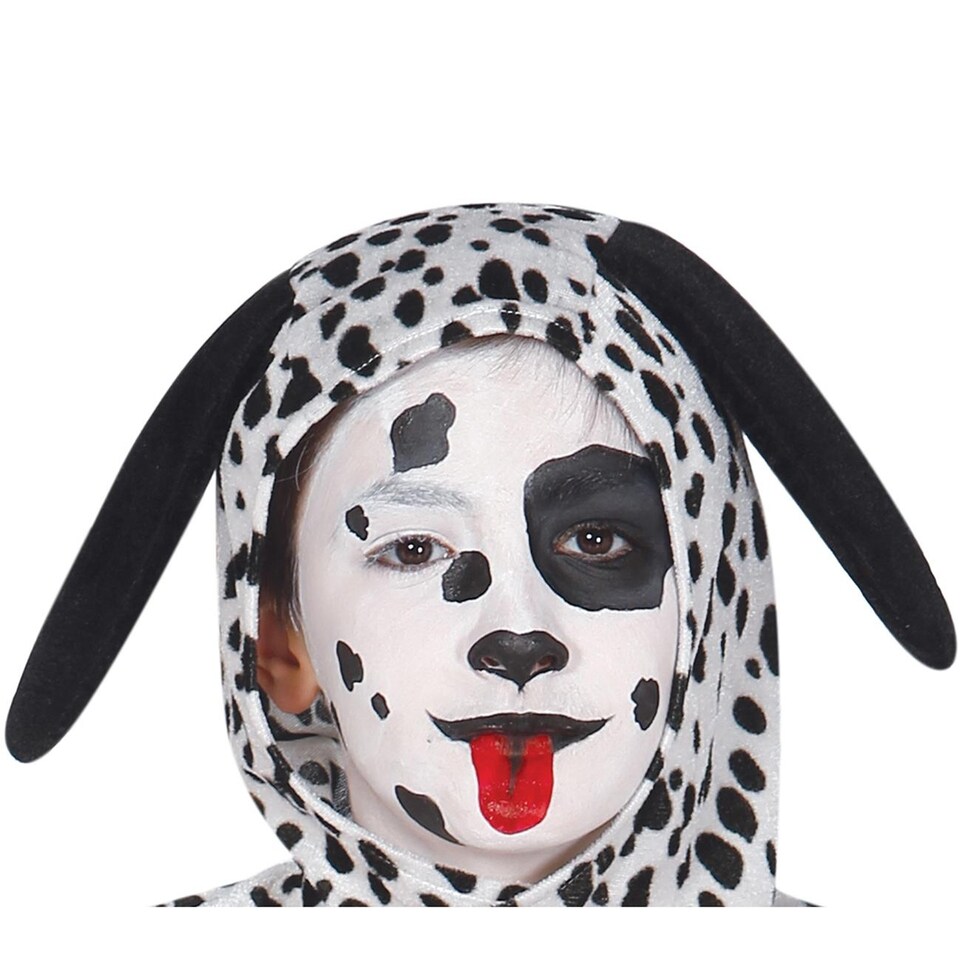 image 1 of Fiestas Guirca Childrens/Kids Puppy Costume Set | White | White/Black | 5-6 years | 1