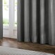 image 5 of Paoletti Corinthian Velvet Room Darkening Dove Grey Eyelet Curtains 168 x 137 cm Multi