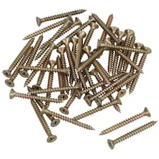 Countersunk Multi Purpose Chipboard Wood Timber Screws 35mm Long 50pc