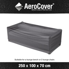 Platinum AeroCover Waterproof and Breathable Ripstop Polyester Outdoor Bench Cover W250 x D100 x H70 cm