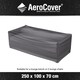 image 1 of Platinum AeroCover Waterproof and Breathable Ripstop Polyester Outdoor Bench Cover W250 x D100 x H70 cm