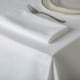 image 2 of Belledorm Amalfi Rectangular Table Cloth - White - 132 x 230cm