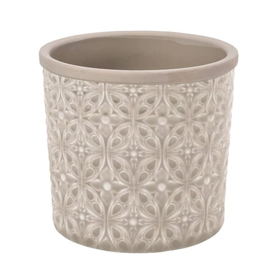 image 1 of Burgon & Ball Glazed Pot Porto Large Grey