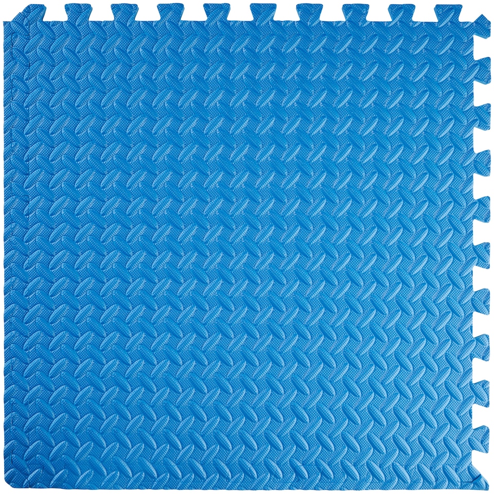 image 1 of Gym Mats - 24 interlocking sections with 48 edge pieces | Blue | blue | One Size | 24